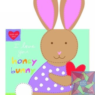 Huggable & Loveable IX - I love you honey bunny 36" Panel