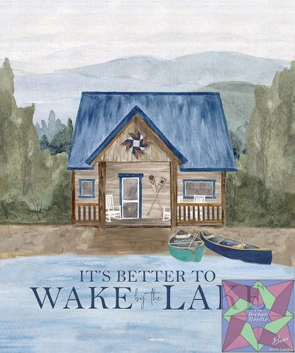 Wake at the Lake Panel - 36" x 43"