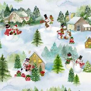 Snowman Christmas by Sue Zipkin - Digital Toile