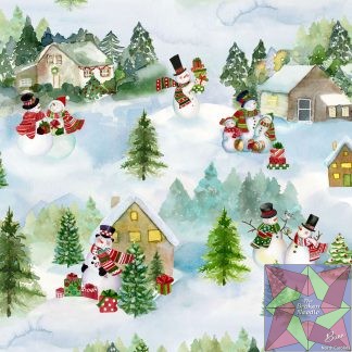 Snowman Christmas by Sue Zipkin - Digital Toile