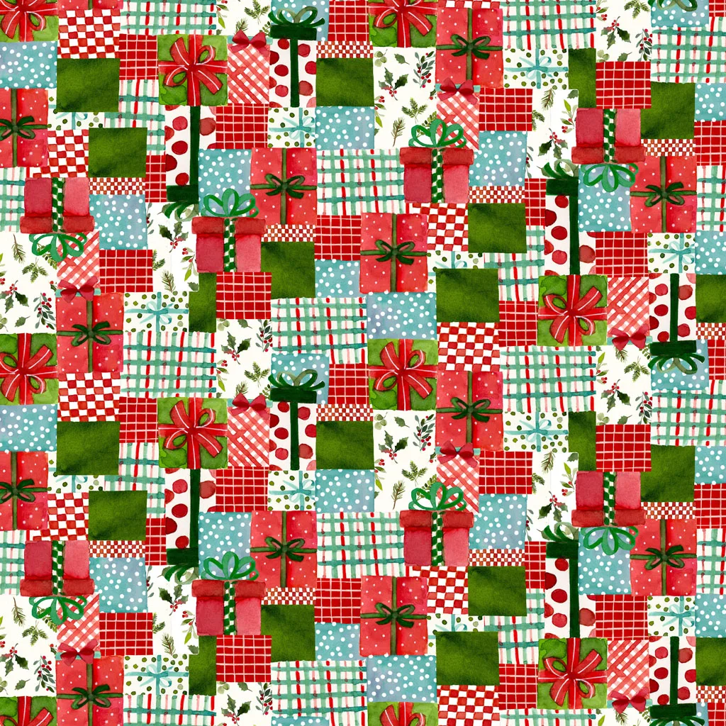 Snowman Christmas by Sue Zipkin - Digital Gift Wrap