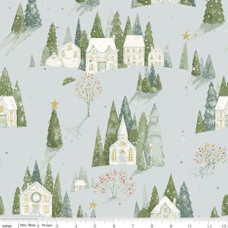 Magical Winterland by Lisa Audit - Home Sweet Home- Blue