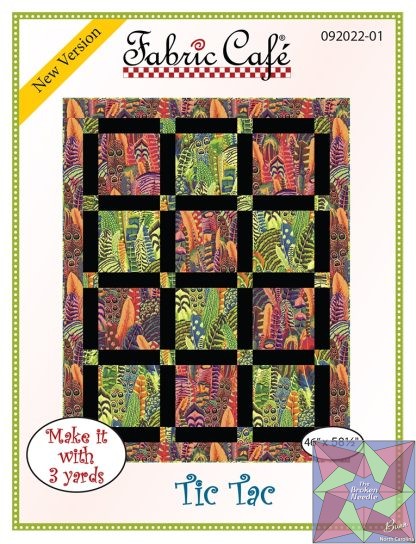 Fabric Cafe Tic Tac 3 Yard Quilt Pattern