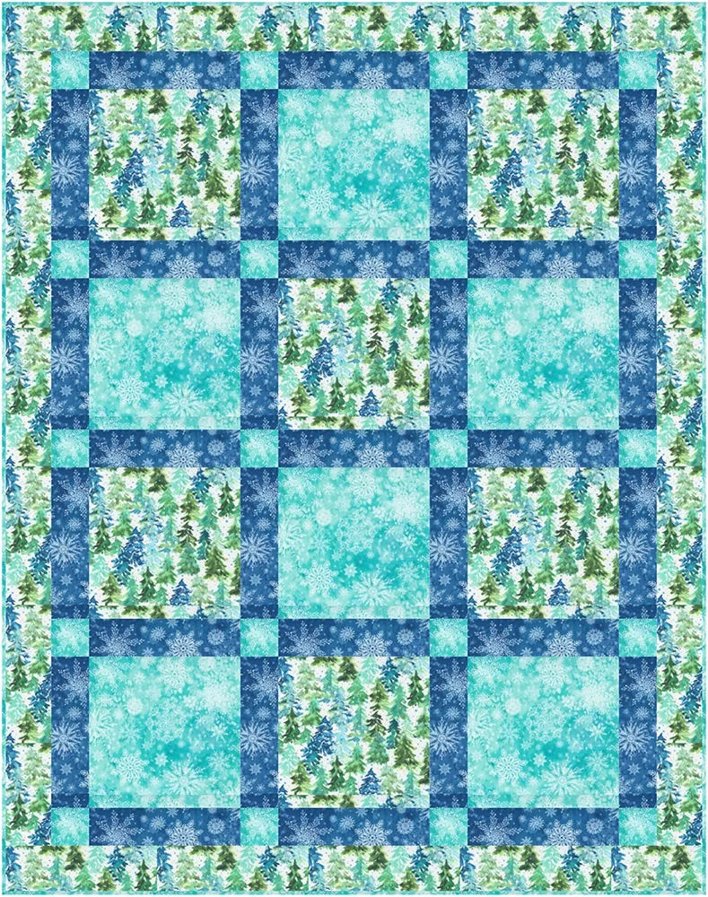 Fabric Cafe Tic Tac 3 Yard Quilt Pattern
