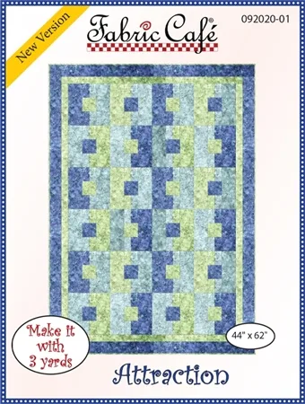 Fabric Cafe - Attraction - 3 Yard Quilt Pattern