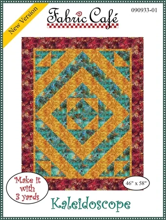 Fabric Cafe - Kaleidoscope - 3 Yard Quilt Pattern