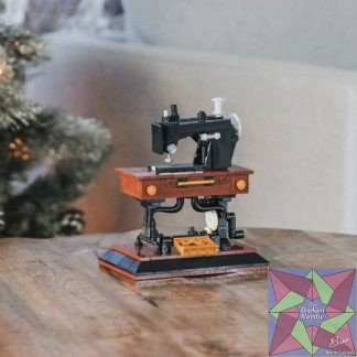 Sallie Tomato Vintage Sewing Machine Building Block Set