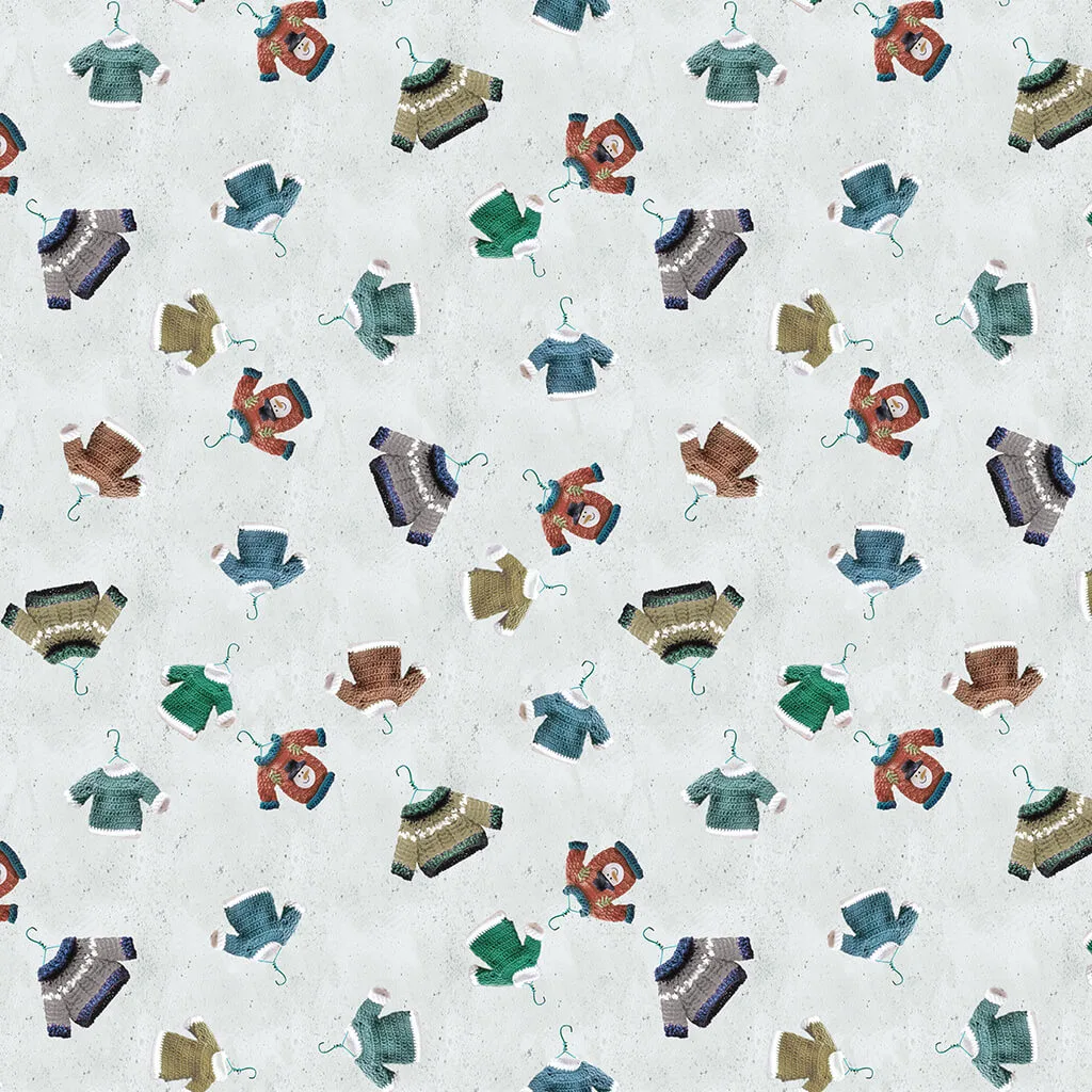The Secret Life of Squirrels II by Nancy Rose - Sweaters Mist Grey