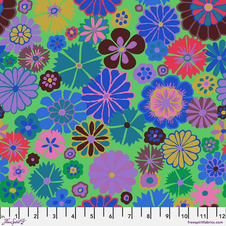 Kaffe Collective - Folk Flower - Blue