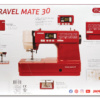 Janome Travel Mate 30 heavy-duty protective hard shell carrying case available near Clayton, Garner, and Angier, NC.