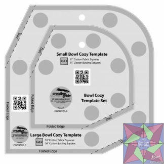 Creative Grids Bowl Cozy Template Set