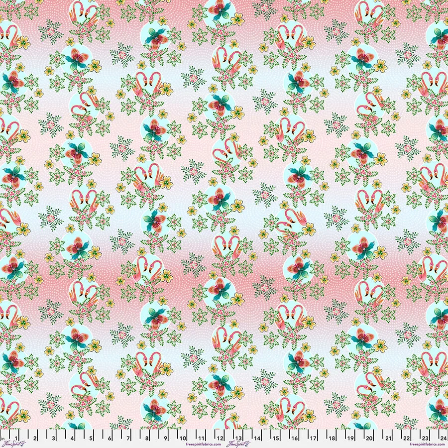 Rising Jungle - Flamingo Dots - Pink