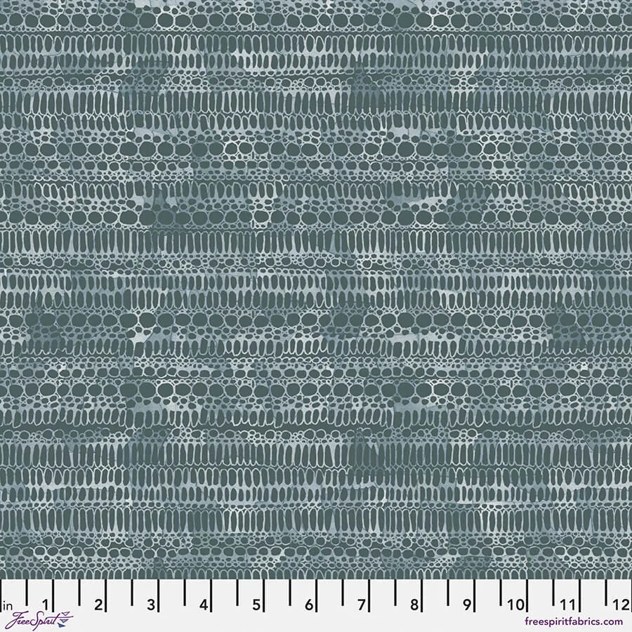 Brushstrokes - Large Pebble - Silver Blue - Image 1