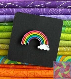 Happy Highway Rainbow Enamel Pin