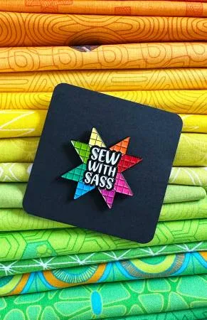 Sew With Sass Enamel Pin Sew With Sass Enamel Pin