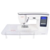 Janome Skyline 3 Anniversary Edition with extra-wide extension table configuration on display near Raleigh, NC.