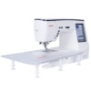 Janome Skyline 7 Anniversary Edition configured with an extra-wide quilting extension table layout near Wake Forest, NC.