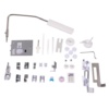Janome Skyline S7 Anniversary Edition standard accessory feet assortment featuring the AcuFeed Flex dual feed foot near Danville and Southern VA.