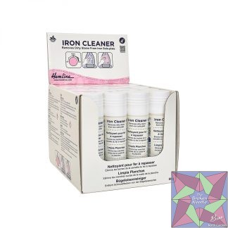 This iron cleaner removes dirty stains from iron sole plates. Non toxic and safe to use on steam and dry irons. Easy twist stich has 2.12oz per bottle.