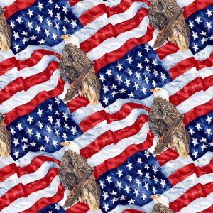 Wings of Freedom - Flag and Eagle