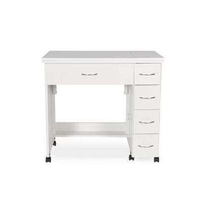 Alice Sewing Cabinet (White) Closed