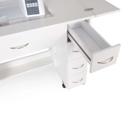 Alice Sewing Cabinet (White) Drawer