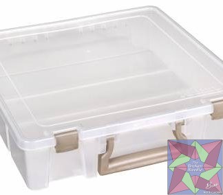 Single Compartment Super Satchel Box Clear