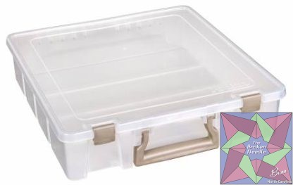 Single Compartment Super Satchel Box Clear