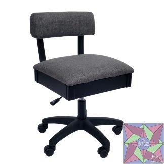 Lady Gray Hydraulic Sewing Chair