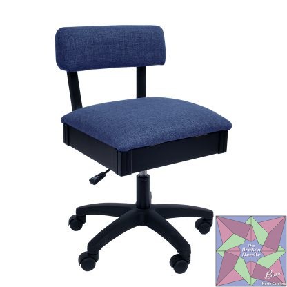 Duchess Blue Hydraulic Sewing Chair