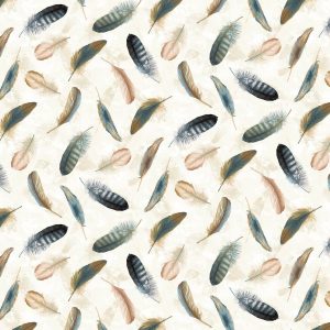 Garden Symphony -Feathers - Cream