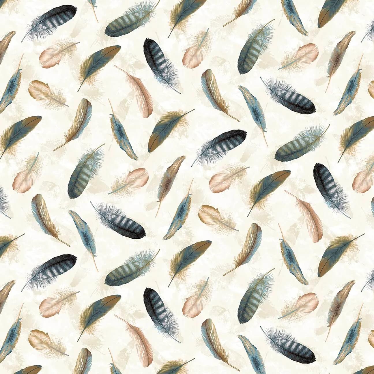 Garden Symphony -Feathers - Cream