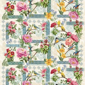 Garden Symphony - Collage -Cream