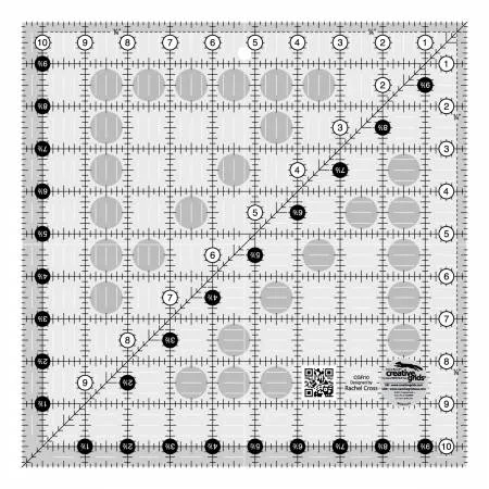 Creative Grids Quilt Ruler 10-1/2in Creative Grids Quilt Ruler 10-1/2in