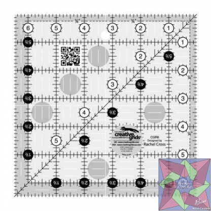 Creative Grids Quilt Ruler 6-1/2in Square