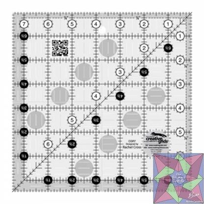 Creative Grids Quilt Ruler 7-1/2in Square