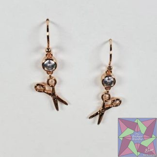 Scissor Drop Earring Rose