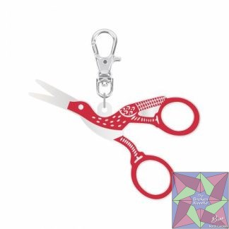 Lori Holt Enamel Happy Charm Stork Scissors