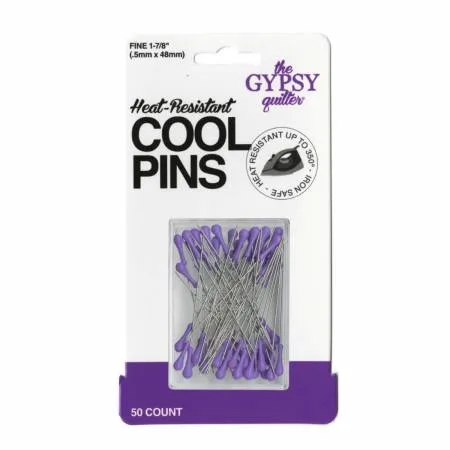 The Gypsy Quilter Cool Pins Gypsy Purple 50pc The Gypsy Quilter Cool Pins Gypsy Purple 50pc