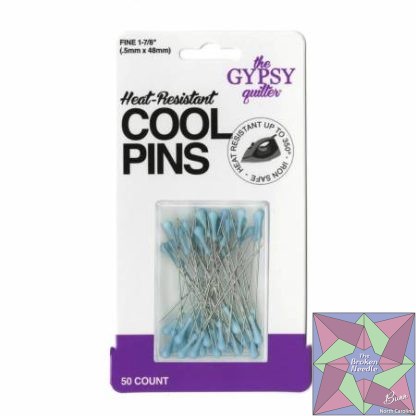 The Gypsy Quilter Cool Pins Bohemian Blue 50pc