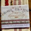 Sweet as Pie Dishtowel Pattern and Kit