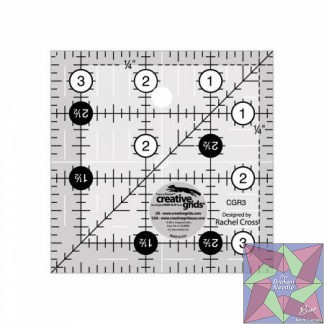 Creative Grids Quilt Ruler 3-1/2in Square