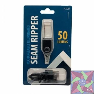 Rechargeable lighted seam ripper