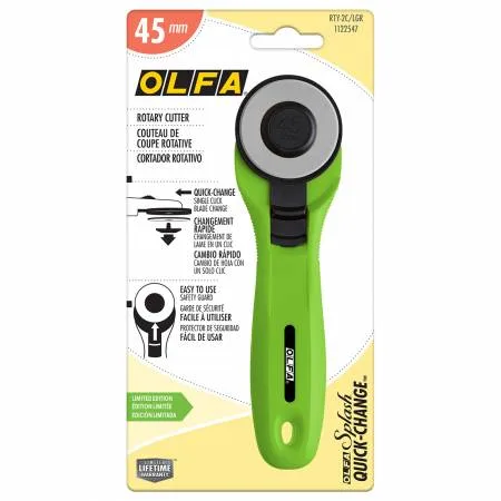 Splash Rotary Cutter 45mm Lime