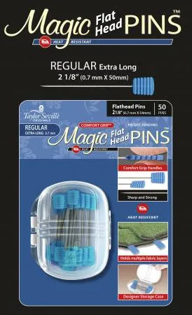 Magic Pins Flat Head Regular 50pc Magic Pins Flat Head Regular 50pc