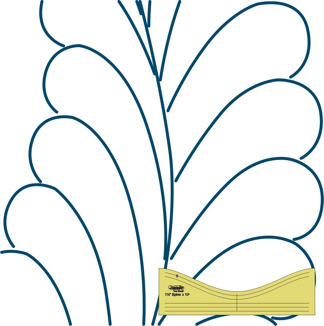 WESTALEE DESIGN FEATHER SPINE TEMPLATES LOW SHANK