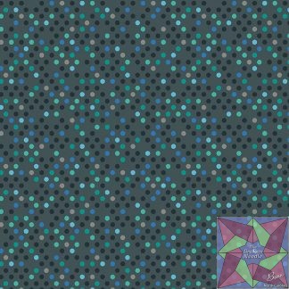 Dazzle Dots - Confetti Drop - Charcoal/Multi