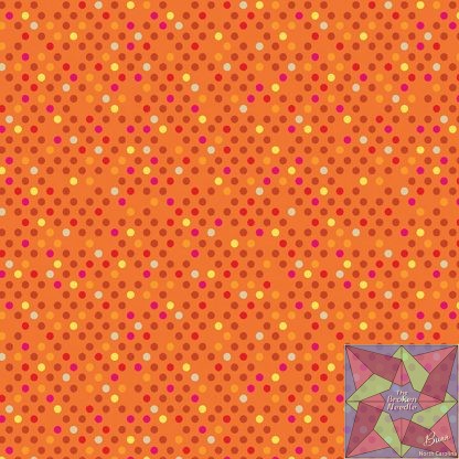 Dazzle Dots - Confetti Drop - Orange/Multi