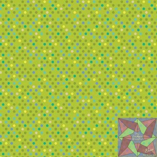 Dazzle Dots - Confetti Drop - Lime/Multi