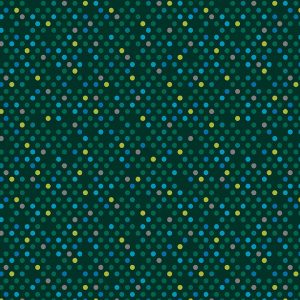 Dazzle Dots - Confetti Drop - Dark Green/Multi